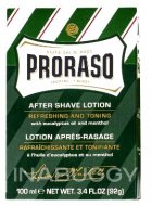 Proraso After Shave Refreshing And Toning 100ML
