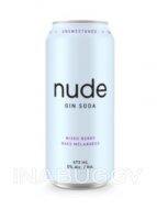 Nude Gin Soda Mixed Berry, 473 mL can