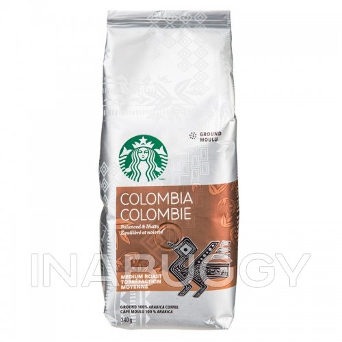 Café à grains Starbucks Moulu Colombia