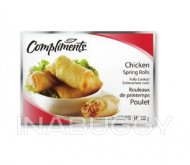 Compliments Chicken Spring Rolls 336G
