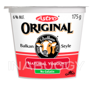 Astro Original Yogurt Balkan Style Plain 175G