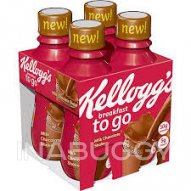 Kellogg's To Go Breakfast Shake Chocolate (4PK) 1.18L