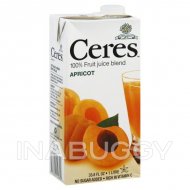 Ceres 100% Apricot Juice 1L