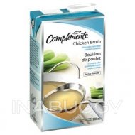 Compliments Broth Chicken Reduced Sodium 900ML