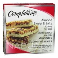 Compliments Chewy Nut Bars Sweet & Salty Almond (5PK) 175G