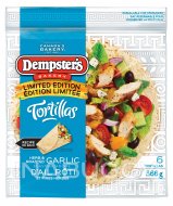 Dempster's Tortillas Roasted Garlic & Herbs (6PK) 366G