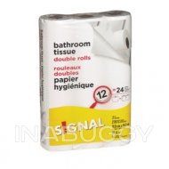 Signal Bathroom Tissue Double Rolls (12PK) 1EA