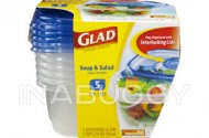 Glad Container Soup & Salad 5EA