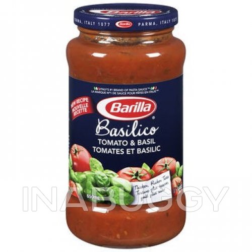 Barilla Pasta Sauce Tomato Basil 650ML Coppa s Toronto GTA