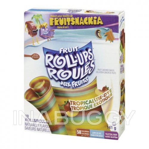 Betty Crocker Fruit Roll-Ups Fruit Flavoured Snacks, Tropical Tie