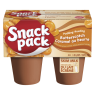 Snack Pack Butterscotch Pudding Cups 4 x 99gm 1 Ea