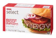 Cardinal Select Beef Burger (8PK) 1.13KG