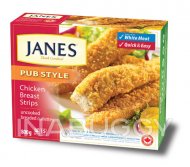 Janes Chicken Breast Strips Pub Style 800G