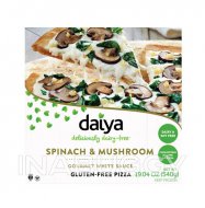 Daiya Pizza Spinach & Mushroom Gluten Free 540G