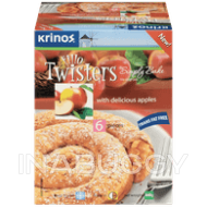 Krinos Fillo Twisters Delicious Apples (6PK) 840G