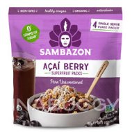 Sambazon Organic Acai Berry Superfruit Unsweetened (4PK) 400G