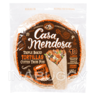 Casa Mendosa Triple Baked Tortillas Whole Wheat 10 Inch 640G
