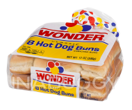 Wonder Hot Dog Buns White (8PK) 340G