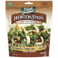 Fresh Gourmet Crunchy Toppings For Salad Wonton Strips Authentic 99G