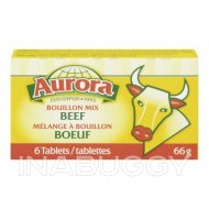Aurora Bouillon Cubes Beef (6PK) 66G