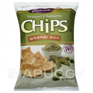 Crunchmaster Popped Edamame Chips Wasabi Soy 113G