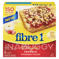 Fibre 1 Delights Soft Baked Bars Crumble Strawberry (5PK) 200G