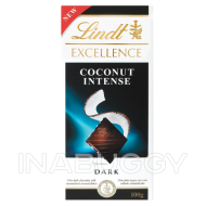 Lindt Excellence Dark Chocolate Coconut Intense 100G