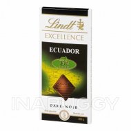 Lindt Excellence Dark Chocolate Ecuador 75% Cacao 100G