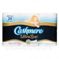 Cashmere Ultra Luxe Premium Bathroom Tissue Double Rolls (12PK) 1EA