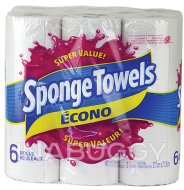 Sponge Towels Econo Paper Towels (6PK) 1EA