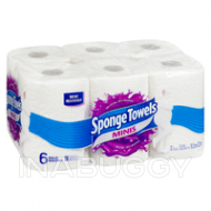 Sponge Towels Ultra Strong Minis Paper Towel (6PK) 1EA