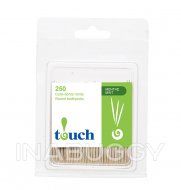 Touch Toothpicks Round Mint (250PK) 1EA