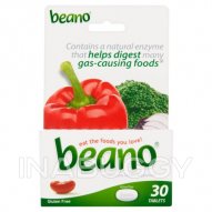 Beano Food Enzyme Dietary Supplement Tablets (30PK) 1EA