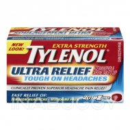 Tylenol Ultra Relief Tablets Extra Strength (20PK) 1EA