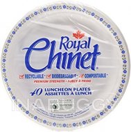 Royal Chinet Luncheon Plates (40PK) 1EA