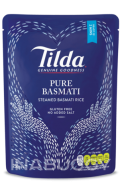 Tilda Pure Basmati Rice Steamed Gluten Free 250G