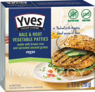 Yves Veggie Cuisine Kale & Root Vegetable Patties (4PK) 280G