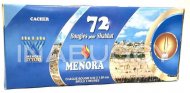 Menora Shabbat Candles (72PCS) 3HRS