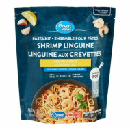 Great Value Lemon Garlic Linguine Shrimp Pasta Kit ~600 g