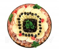 Coppa's Deli Meat & Cheese Fiesta (14") - Black Forest Ham, Smoked Chicken, Roast Beef, Turkey, Provolone Cheese, Smoked Gouda, Black & Green Olives (Serves 8-12) *24hr notice needed* Coppa's Deli Meat & Cheese Fiesta (14") - Black Forest Ham, Smoked Chicken, Roast Beef, Turkey, Provolone Cheese, Smoked Gouda, Black & Green Olives (Serves 8-12) *24hr notice needed*
