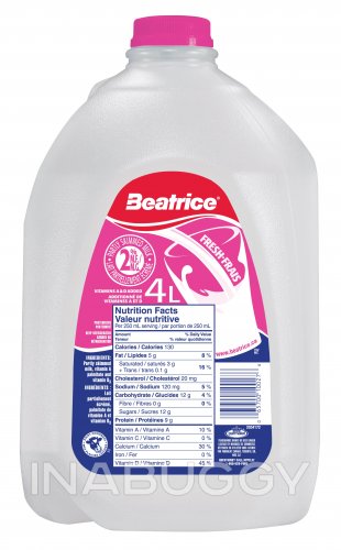 Beatrice Milk 4L 2 Safeway Saskatoon Grocery Delivery Buggy