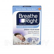 Breathe Right Nasal Strips Large Clear (30PK)