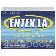 Entex La Sinus Congestion 12 Hour Relief Sustained Release Tablets (16TABS)
