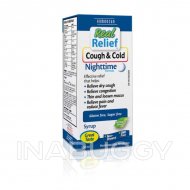 Homeocan Real Relief Homeopathic Medicine Cough & Cold Syrup Nighttime Formula Non-Drowsy GMO, Gluten & Sugar Free 100ML