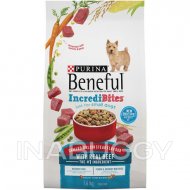 Purina Beneful IncrediBites Dry Small Dog Food Grilled Sirloin Steak Flavour with Real Beef 1.6KG