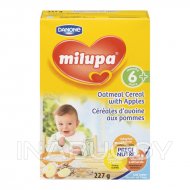 Danone Milupa Baby Cereal 6 Months Plus Oatmeal Cereal with Apples 227G