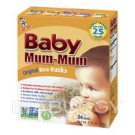 Hot Kids Baby Mum-Mum Rice Rusks Original (24PK) 50G