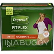 Depend Fit-Flex Underwear for Women Moderate Small Medium (21EA)