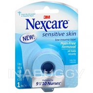 Nexcare Sensitive Skin Tape Pain-Free Removal 1IN