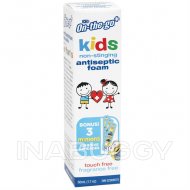 On-the-go Kids Antiseptic Foam Non-Stinging Fragrance Free 50mL